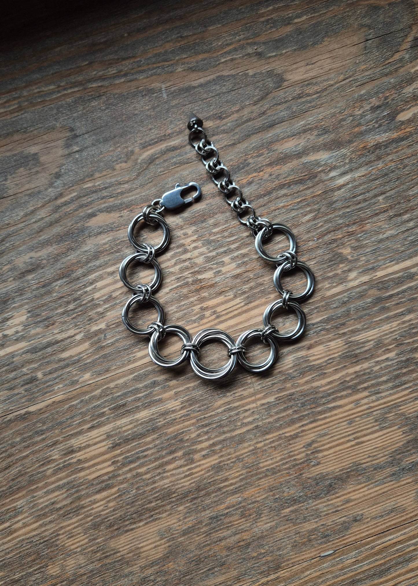 THIRD EYE chainmail bracelet