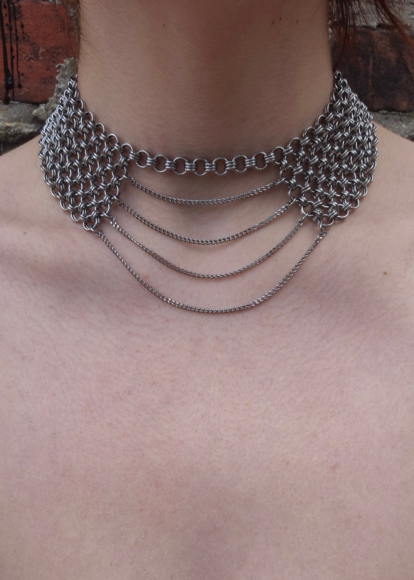 IMPURE FORCE choker chainmail