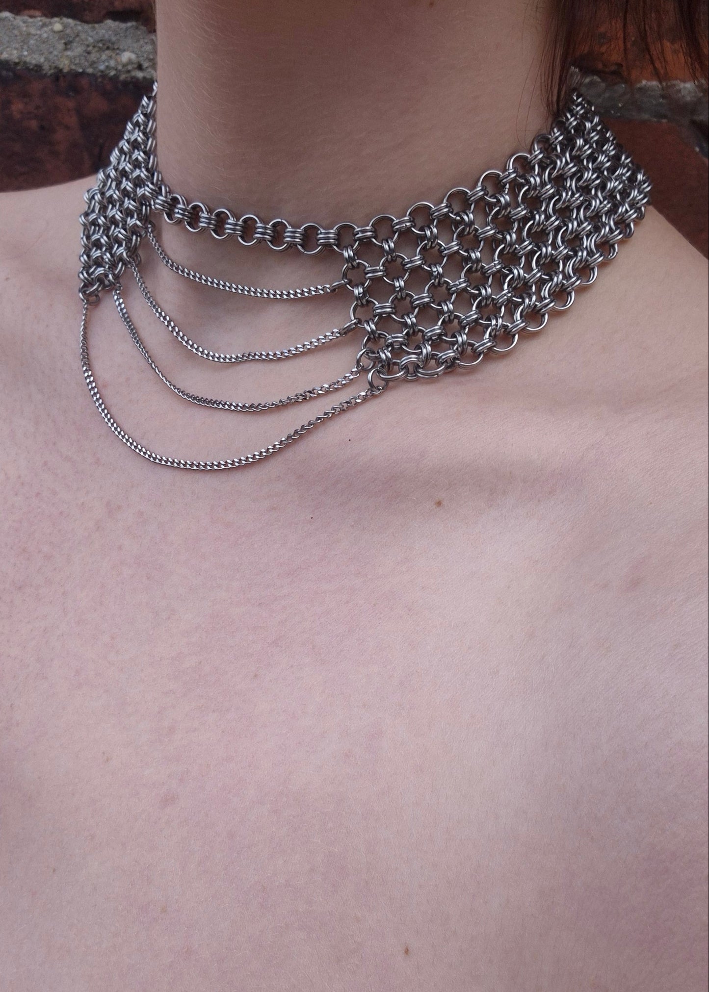 IMPURE FORCE choker chainmail