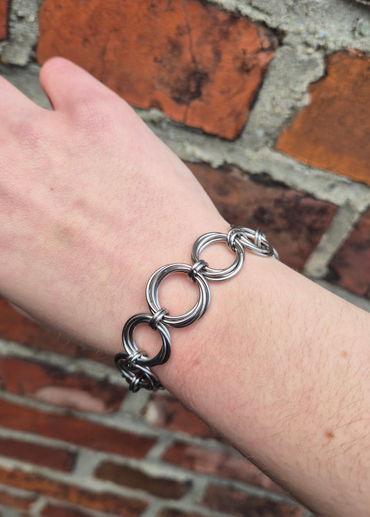 THIRD EYE chainmail bracelet
