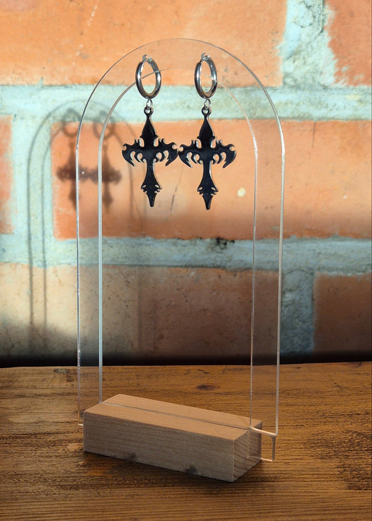 SIMPLE CROSS kolczyki